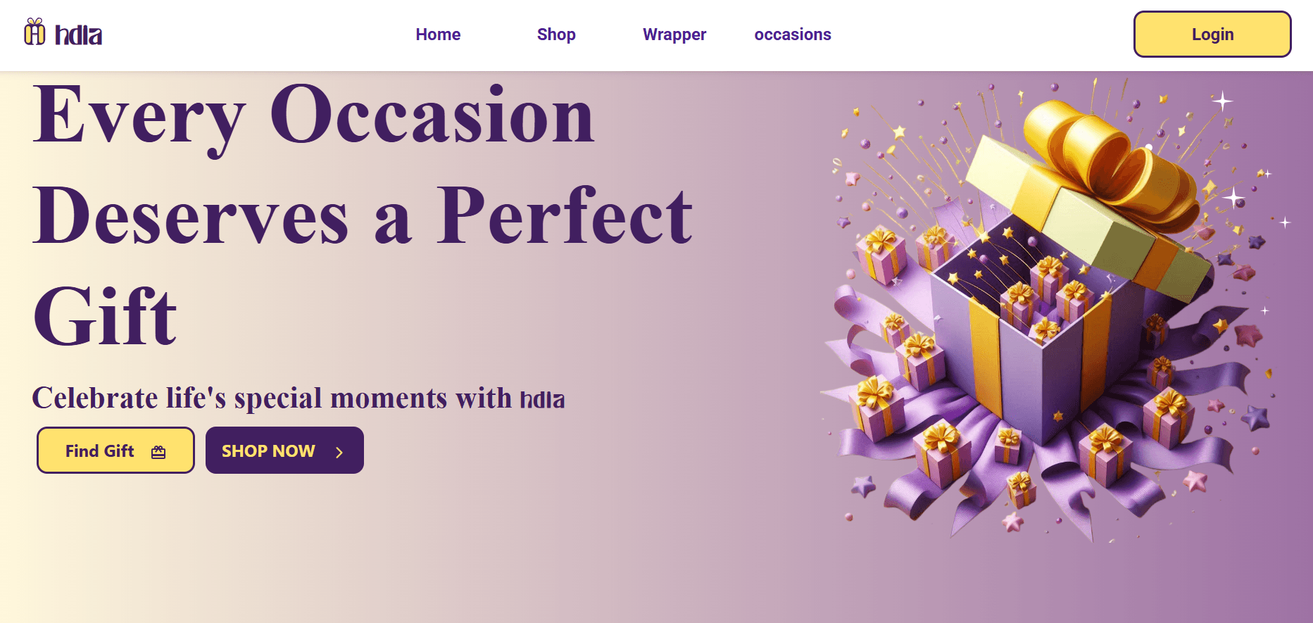 HDIA : Personalized E-Commerce Platform for Tailored Gift Experiences